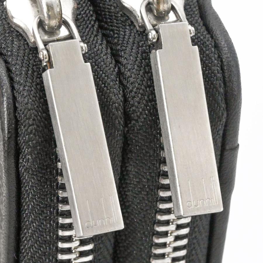 【美品】dunhill ダンヒル トラベルコンパニオン オーガナイザー ラウンドファスナー マルチ ダブルファスナー WINDSOR 長財布 メンズ 黒 ブラック | dunhill | 06