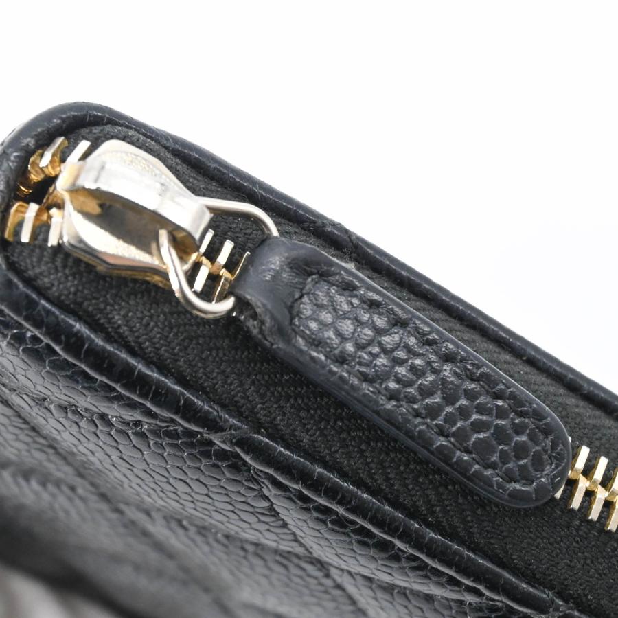 CHANEL シャネル マトラッセ キャビアスキン 長財布 財布 ココマーク レディース 黒 ブラック シール有 A50097 | マトラッセ | 14