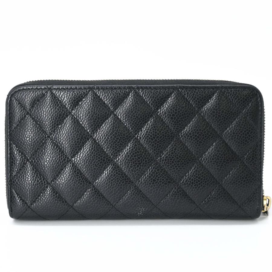 CHANEL シャネル マトラッセ キャビアスキン 長財布 財布 ココマーク レディース 黒 ブラック シール有 A50097 | マトラッセ | 02