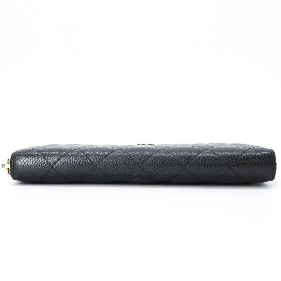CHANEL シャネル マトラッセ キャビアスキン 長財布 財布 ココマーク レディース 黒 ブラック シール有 A50097 | マトラッセ | 05