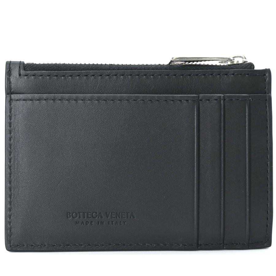 【未使用品】BOTTEGA VENETA ボッテガ ヴェネタ イントレチャート ファスナーカードケース キーリング ブラック 黒 | BOTTEGA VENETA | 02