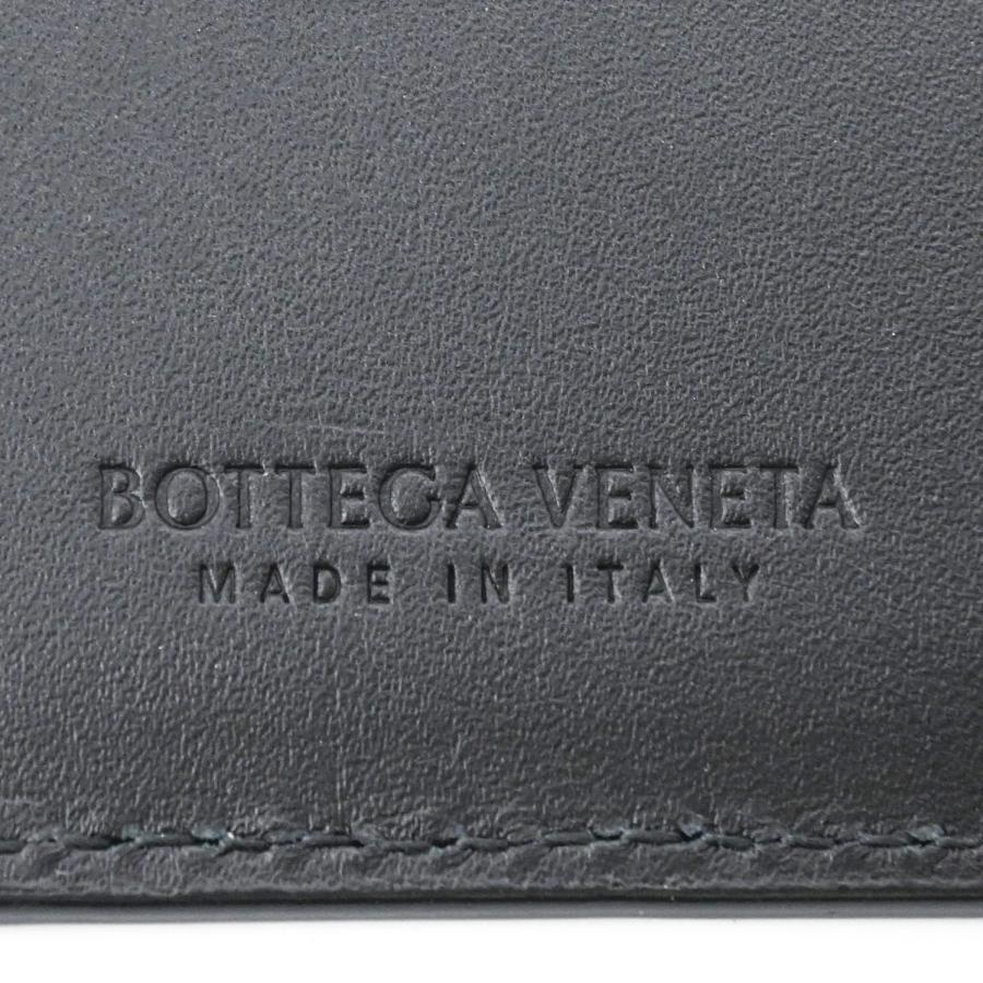 【未使用品】BOTTEGA VENETA ボッテガ ヴェネタ イントレチャート ファスナーカードケース キーリング ブラック 黒 | BOTTEGA VENETA | 06