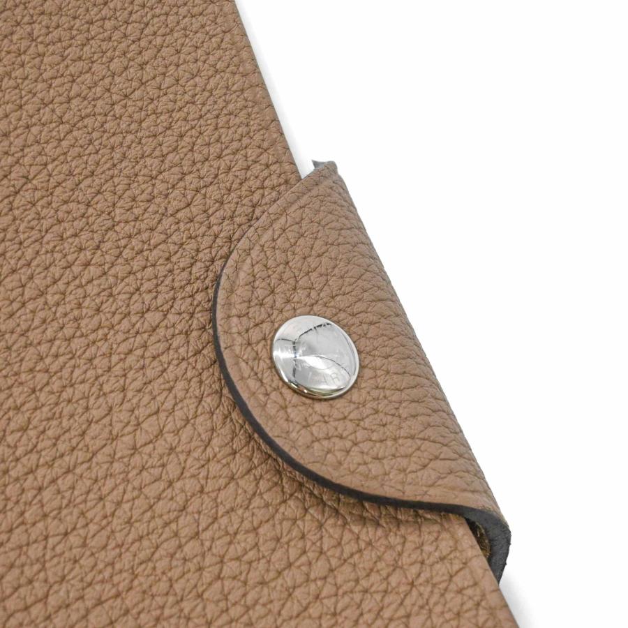 【未使用品】HERMES エルメス ユリスGM ノートカバー 手帳 トリヨンクレマンス レザー エトゥープ ベージュ ノートレフィル付き ＃U |  | 12