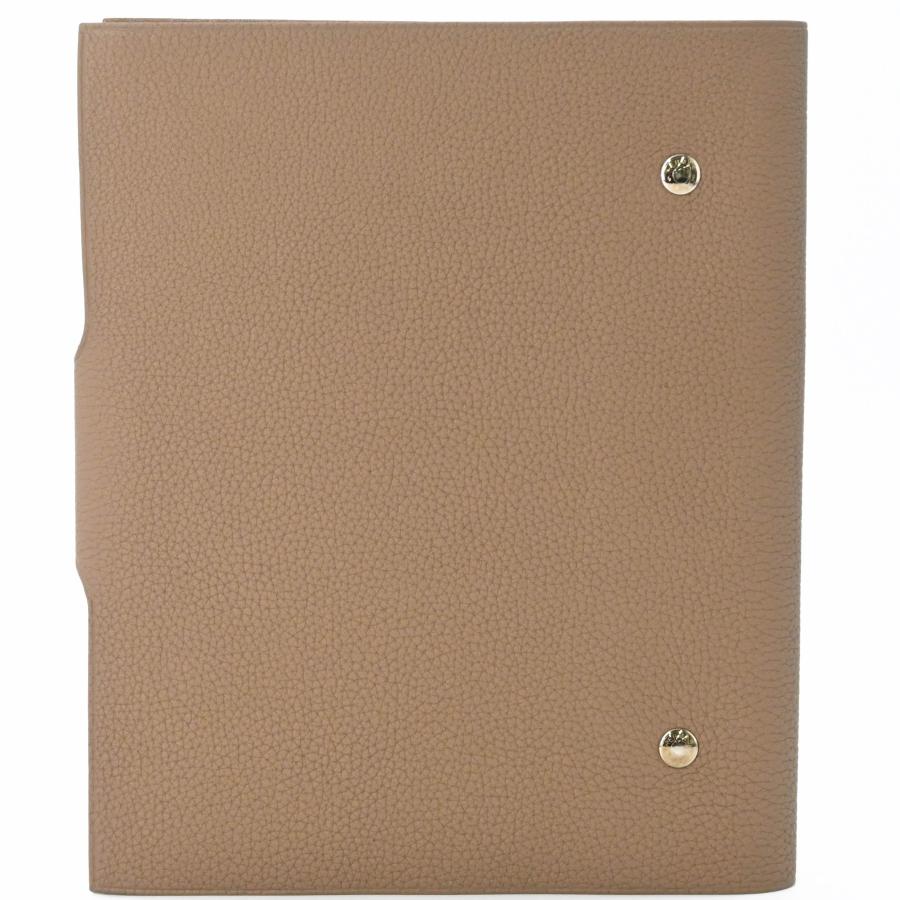 【未使用品】HERMES エルメス ユリスGM ノートカバー 手帳 トリヨンクレマンス レザー エトゥープ ベージュ ノートレフィル付き ＃U |  | 02
