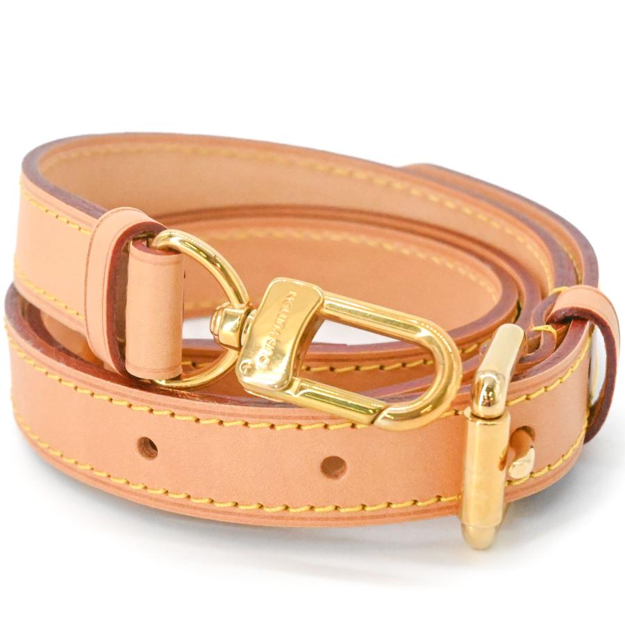 【美品】LOUIS VUITTON ルイヴィトン ブトン ショルダーストラップ ヌメ革 バッグ ベルト ゴールド金具 ベージュ 本革 | LOUIS VUITTON | 01