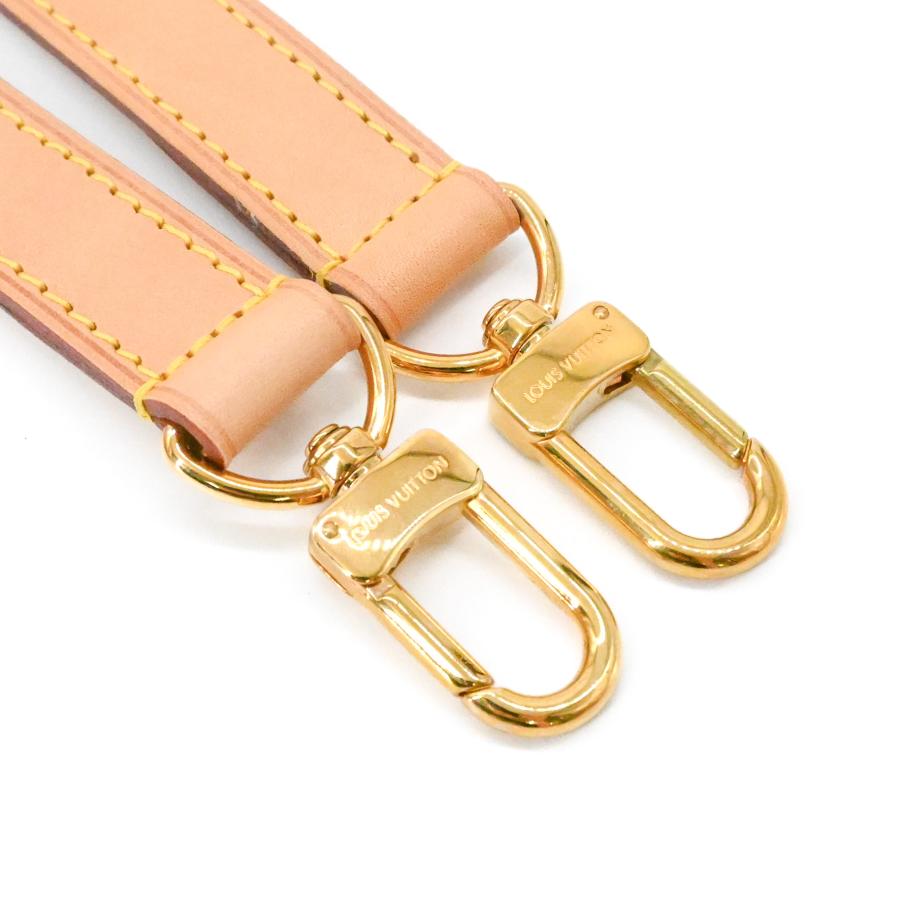 【美品】LOUIS VUITTON ルイヴィトン ブトン ショルダーストラップ ヌメ革 バッグ ベルト ゴールド金具 ベージュ 本革 | LOUIS VUITTON | 03