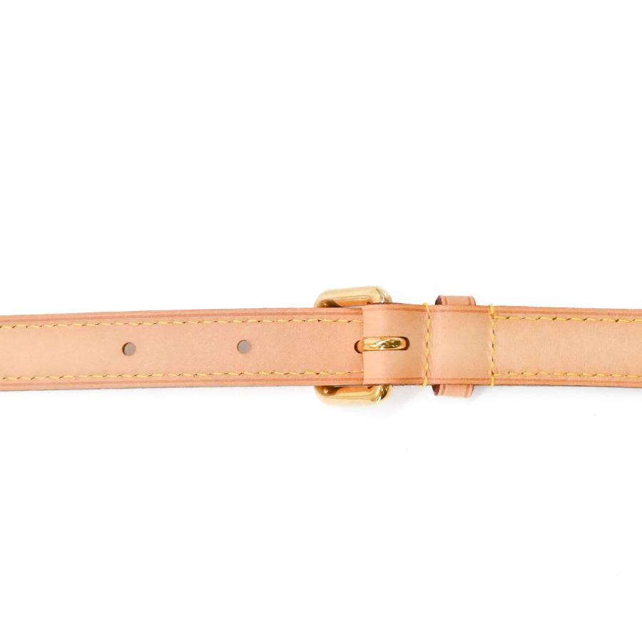 【美品】LOUIS VUITTON ルイヴィトン ブトン ショルダーストラップ ヌメ革 バッグ ベルト ゴールド金具 ベージュ 本革 | LOUIS VUITTON | 08
