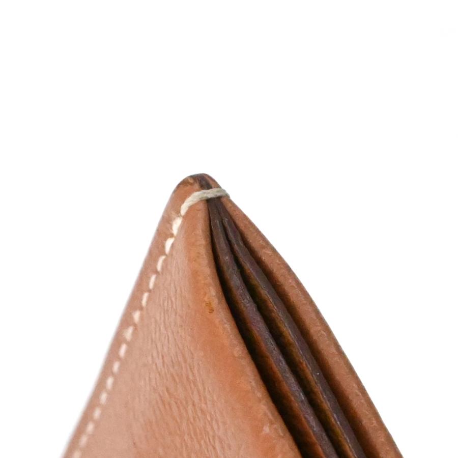 【美品】HERMES エルメス Hセリエ カードケース 定期入れ 名刺入れ パスケース ヴォーエバーカラー ゴールド ＃W刻印 | HERMES | 14