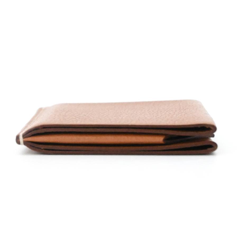 【美品】HERMES エルメス Hセリエ カードケース 定期入れ 名刺入れ パスケース ヴォーエバーカラー ゴールド ＃W刻印 | HERMES | 04