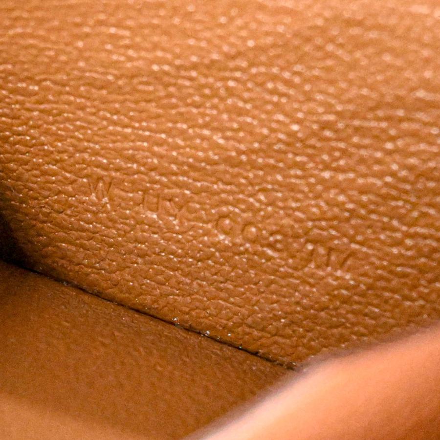 【美品】HERMES エルメス Hセリエ カードケース 定期入れ 名刺入れ パスケース ヴォーエバーカラー ゴールド ＃W刻印 | HERMES | 09