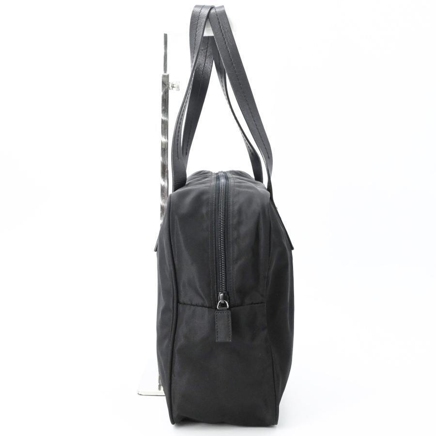 【美品】PRADA プラダ ナイロン ボーリングバッグ ハンドバッグ トートバッグ レディース メンズ ブラック 黒 白タグ有 |  | 02
