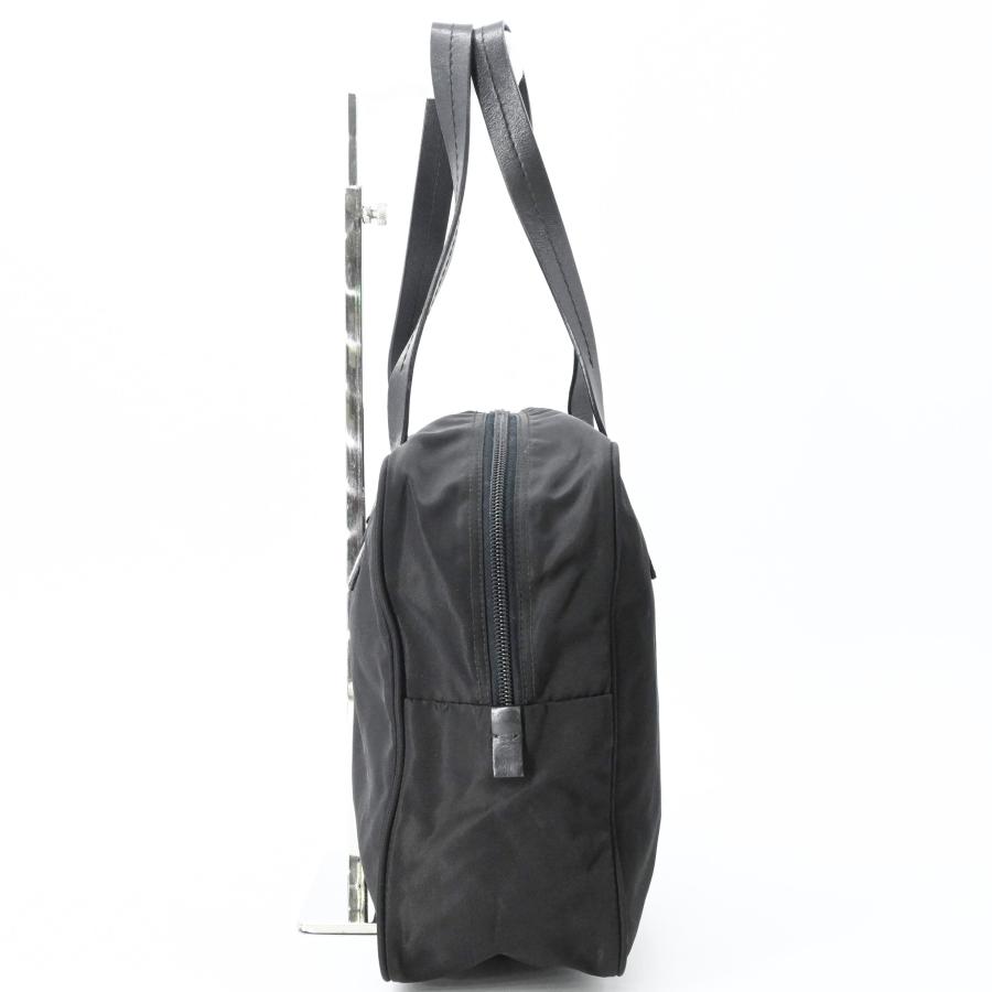【美品】PRADA プラダ ナイロン ボーリングバッグ ハンドバッグ トートバッグ レディース メンズ ブラック 黒 白タグ有 |  | 03