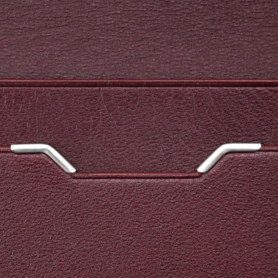 【未使用品】Cartier カルティエ マストライン レザー 長財布 カードケース 札入れ ブラック 黒 ボルドー 赤  L3000583 |  | 11