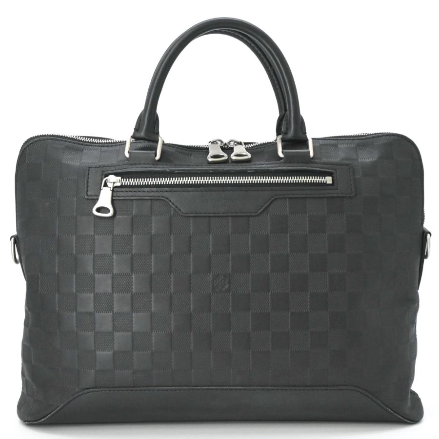 【美品】LOUIS VUITTON ルイヴィトン アンフィニ アヴェニュー ブリーフケース ビジネスバッグ 書類鞄 メンズ ブラック 黒 N41019 |  | 01