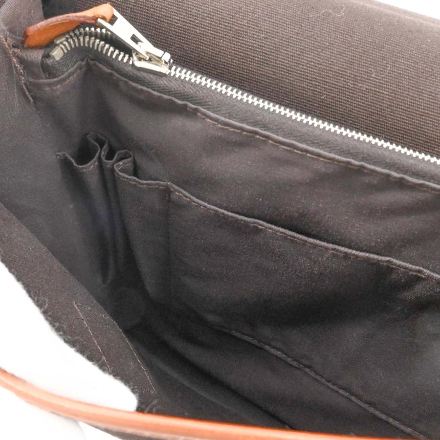 【美品】HERMES エルメス ブエナヴェンチュラMM トワルオフィシェ ビジネスバッグ ブリーフケース ハンドバッグ 星マーク ブラウン 茶 |  | 11