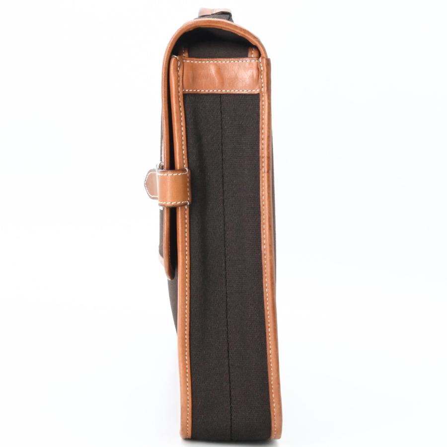 【美品】HERMES エルメス ブエナヴェンチュラMM トワルオフィシェ ビジネスバッグ ブリーフケース ハンドバッグ 星マーク ブラウン 茶 |  | 03
