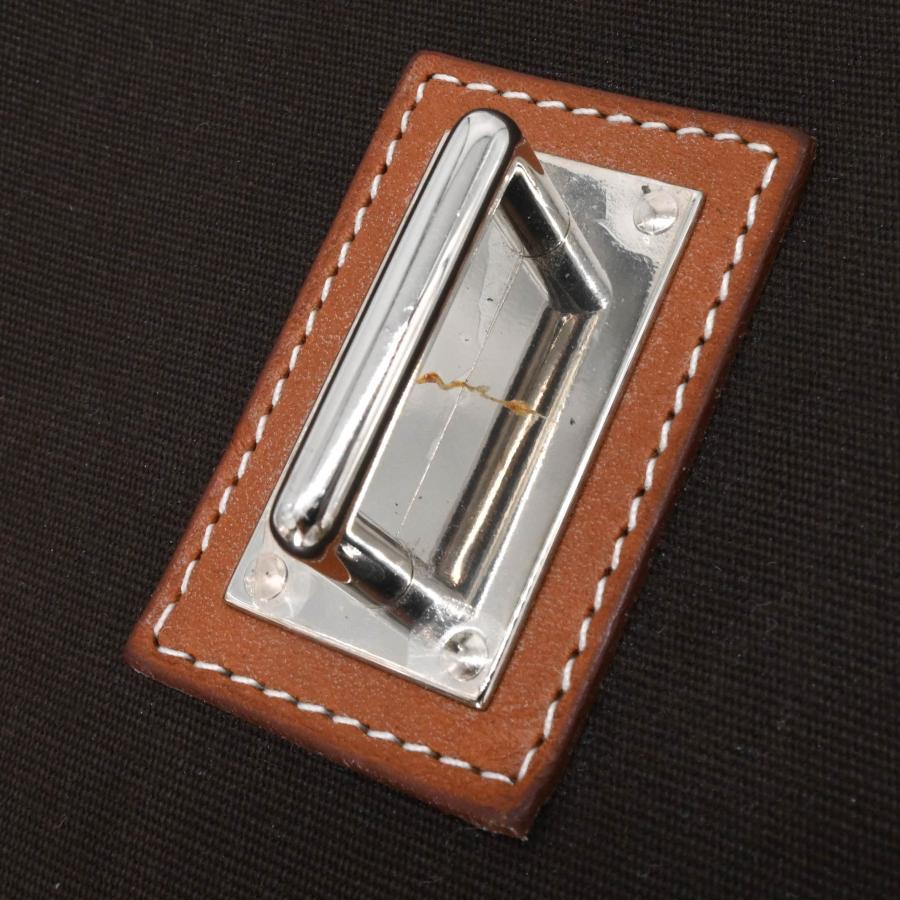 【美品】HERMES エルメス ブエナヴェンチュラMM トワルオフィシェ ビジネスバッグ ブリーフケース ハンドバッグ 星マーク ブラウン 茶 |  | 08