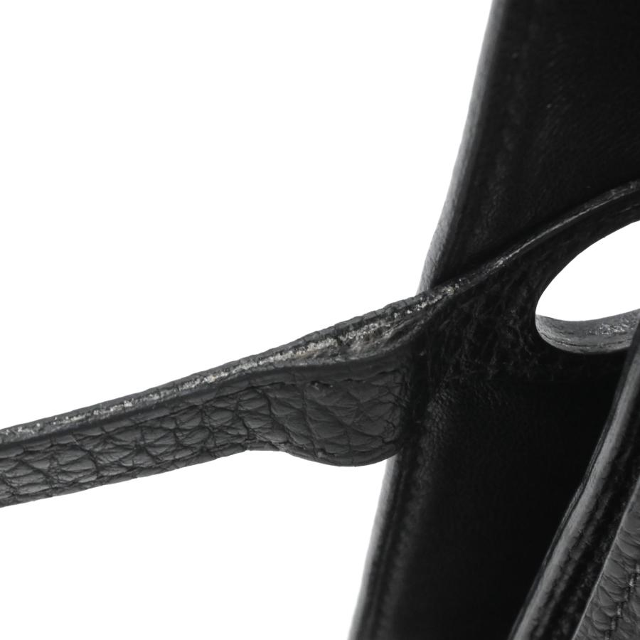 HERMES エルメス ドゴン ウエストバッグ ポーチ 財布 二つ折 ブラック 黒 ストラップ欠品 ＃□H刻印 |  | 14