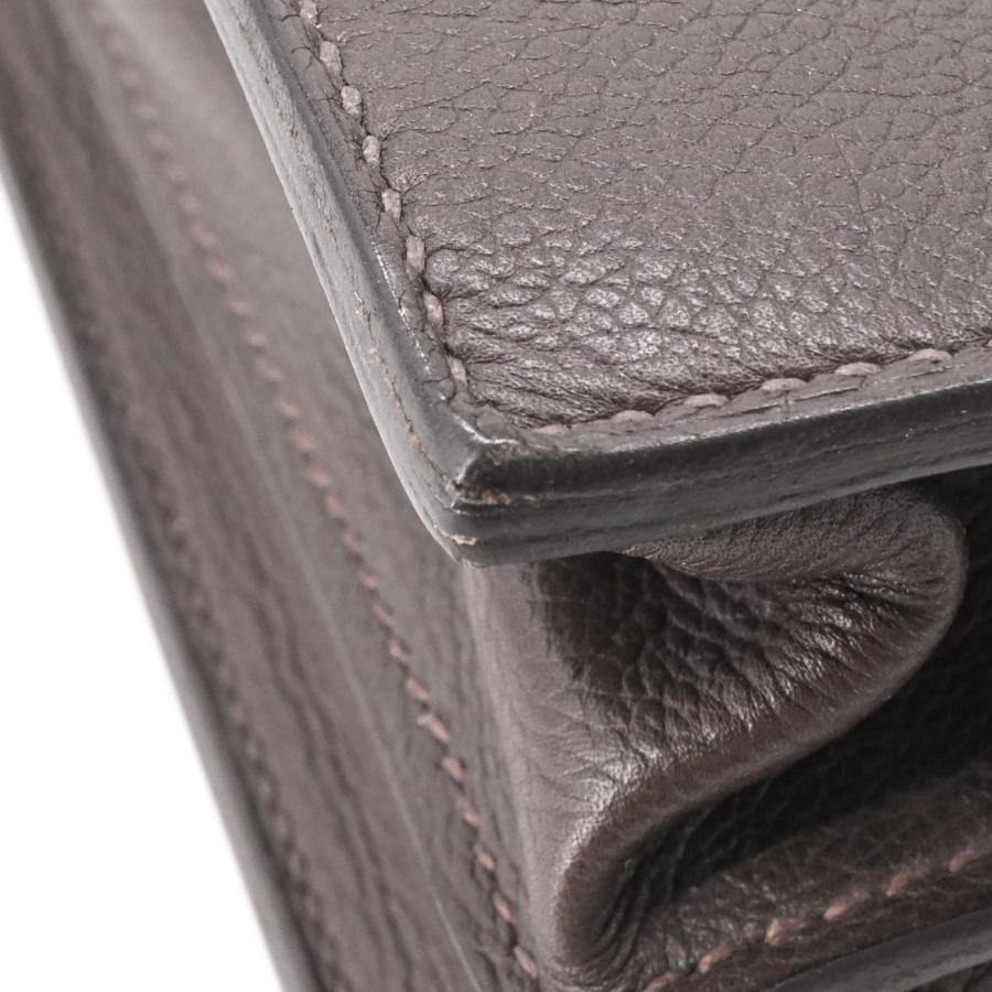 【美品】HERMES エルメス サックアデペッシュ 41 ブリーフケース 書類鞄 ビジネスバッグ トゴ レザー ブラウン ショコラ 茶 ＃□P刻印 | HERMES | 12