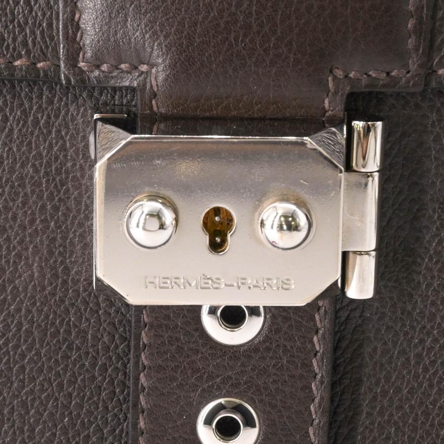 【美品】HERMES エルメス サックアデペッシュ 41 ブリーフケース 書類鞄 ビジネスバッグ トゴ レザー ブラウン ショコラ 茶 ＃□P刻印 | HERMES | 06
