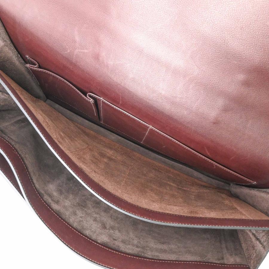 【美品】HERMES エルメス サックアデペッシュ 41 ブリーフケース 書類鞄 ビジネスバッグ トゴ レザー ブラウン ショコラ 茶 ＃□P刻印 | HERMES | 07
