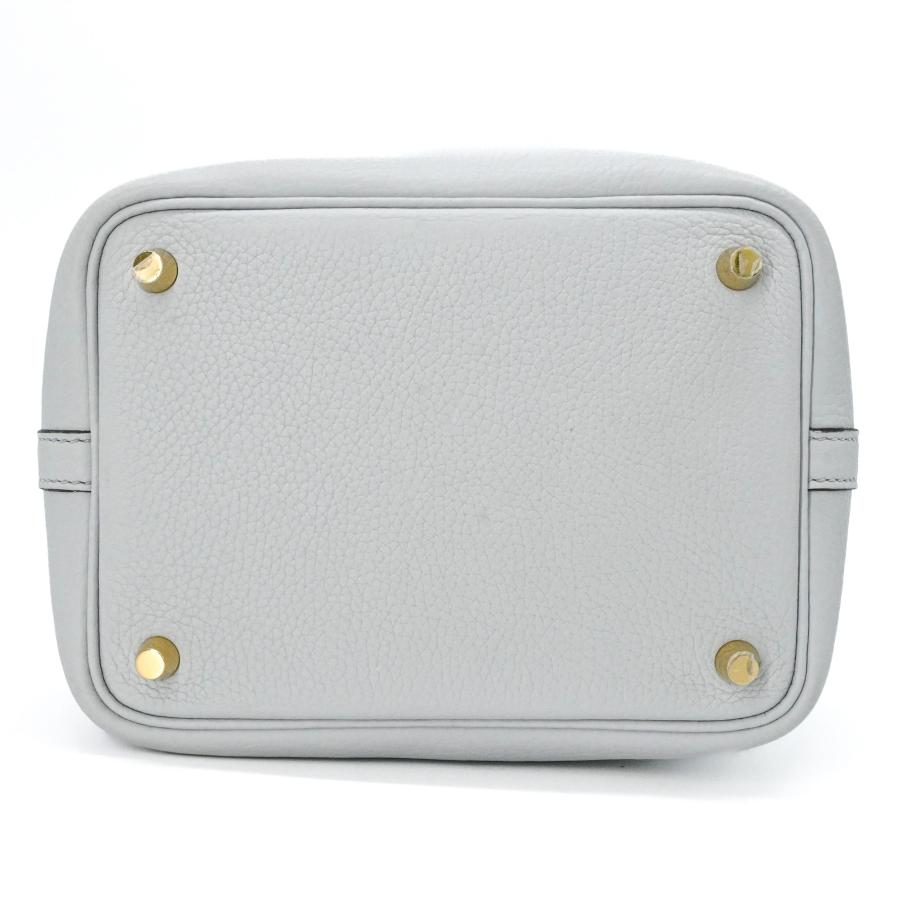 【美品】HERMES エルメス ピコタンロックPM ハンドバッグ トリヨンクレマンス レディース ブルーペール 水色 ゴールド金具 #Z刻印 | ピコタン | 05