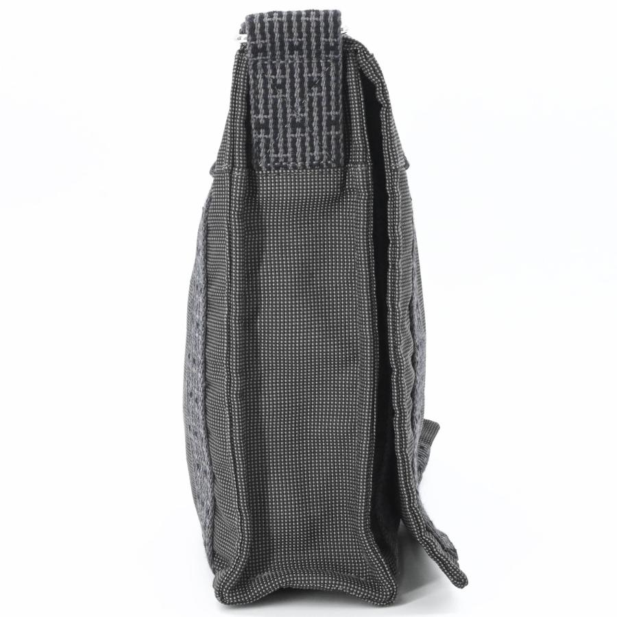 【美品】 HERMES エルメス エールライン バサスPM ショルダーバッグ メッセンジャーバッグ ナイロン キャンバス ユニセックス グレー | エールライン | 02