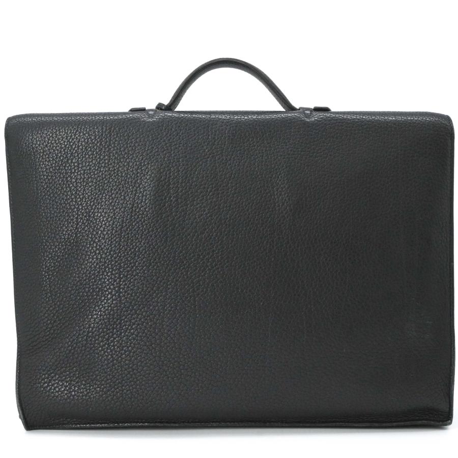 【美品】HERMES エルメス サックアデペッシュ 41 トゴ レザー ビジネスバッグ ブリーフケース 書類鞄 ブラック 黒  #□J刻印 | HERMES | 01