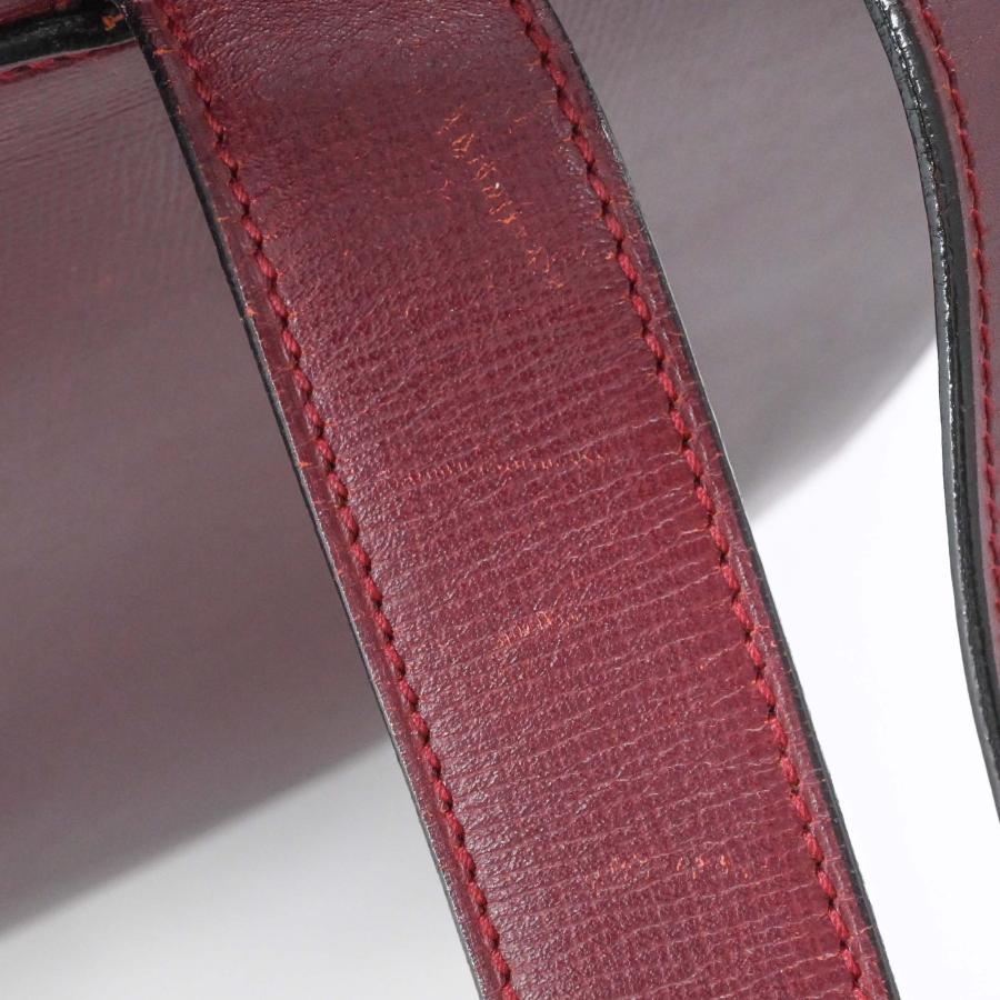 【美品】Cartier カルティエ マストライン バックパック リュックサック レザー レディース ボルドー 赤 | Cartier | 11