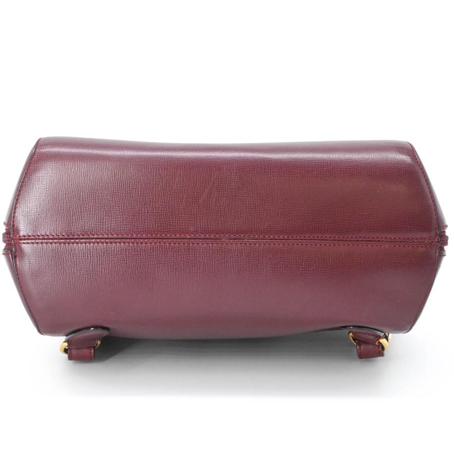 【美品】Cartier カルティエ マストライン バックパック リュックサック レザー レディース ボルドー 赤 | Cartier | 05