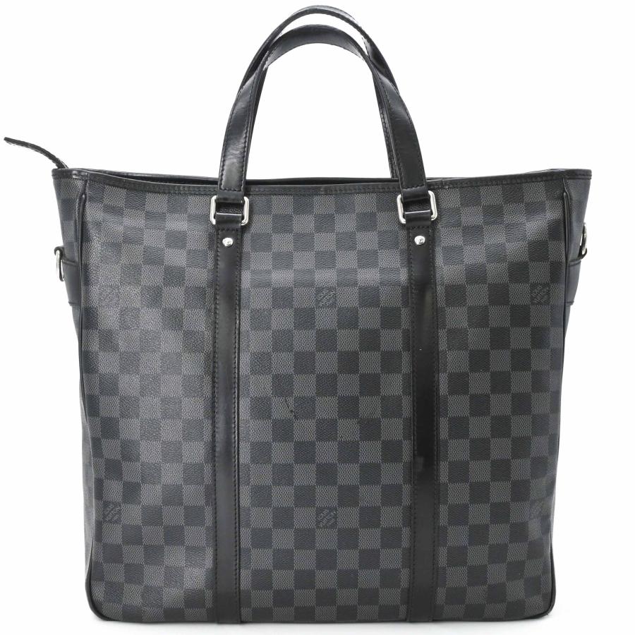LOUIS VUITTON ルイ ヴィトン ダミエグラフィット タダオ トートバッグ ハンドバッグ レザー メンズ ブラック 黒 N51192 | タダオ