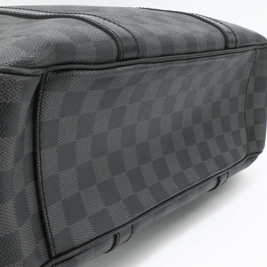 LOUIS VUITTON ルイ ヴィトン ダミエグラフィット タダオ トートバッグ ハンドバッグ レザー メンズ ブラック 黒 N51192 | タダオ | 17