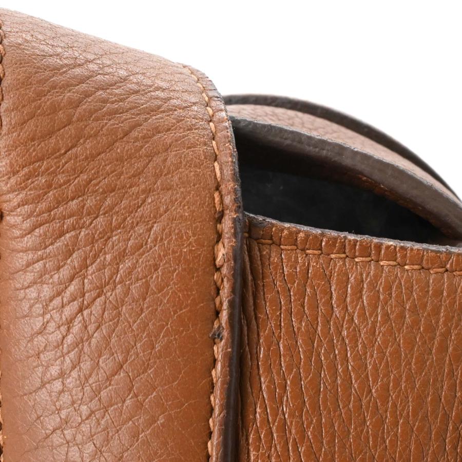 【美品】HERMES エルメス スティーブ ブザス35 ショルダーバッグ メンズ トリヨンクレマンス レザー ブラウン 茶 #□O刻印 | HERMES | 13