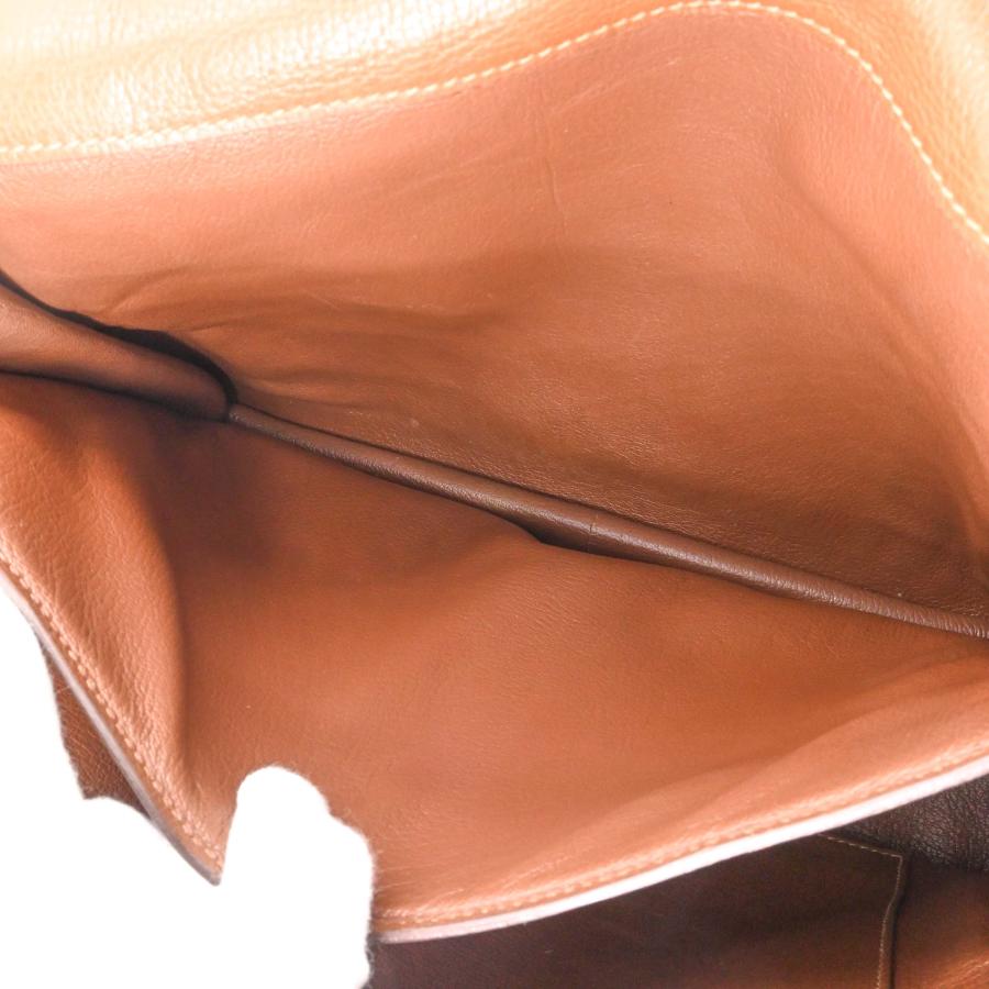 【美品】HERMES エルメス スティーブ ブザス35 ショルダーバッグ メンズ トリヨンクレマンス レザー ブラウン 茶 #□O刻印 | HERMES | 07