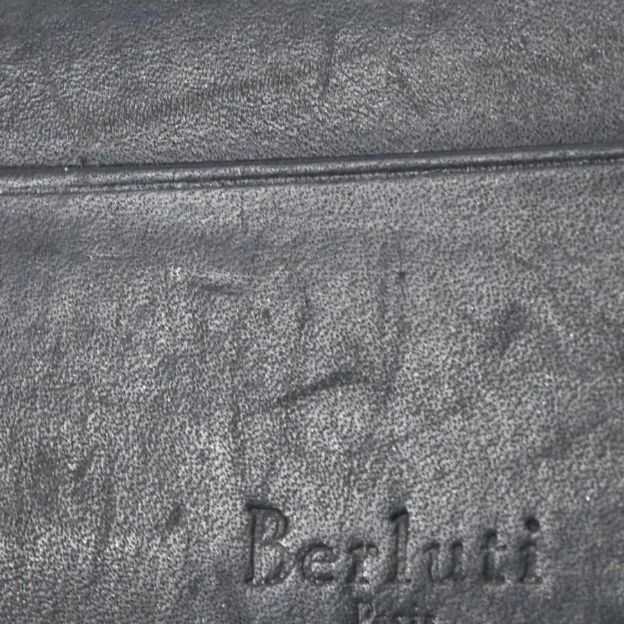 Berluti ベルルッティ カリグラフィ マコレ 財布 二つ折り財布 メンズ レザー 札入れ 小銭入れなし ブラック 黒 | Berluti | 11