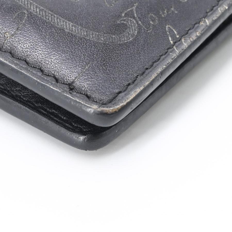 Berluti ベルルッティ カリグラフィ マコレ 財布 二つ折り財布 メンズ レザー 札入れ 小銭入れなし ブラック 黒 | Berluti | 07