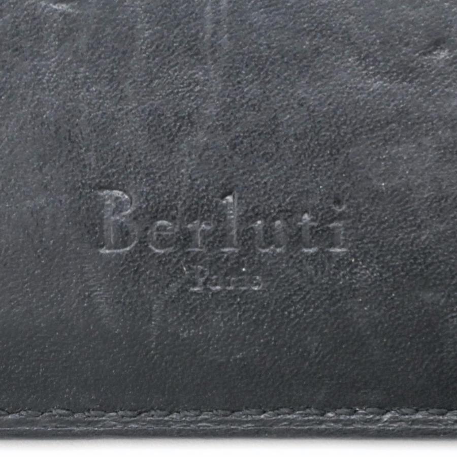Berluti ベルルッティ カリグラフィ マコレ 財布 二つ折り財布 メンズ レザー 札入れ 小銭入れなし ブラック 黒 | Berluti | 08