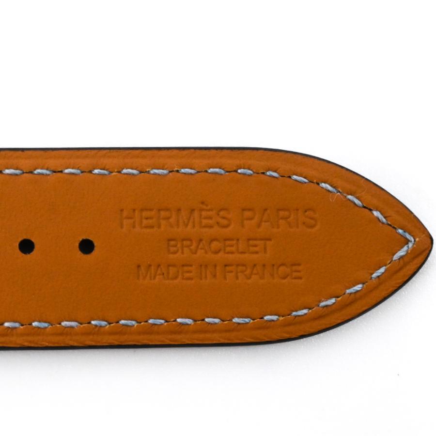 【未使用品】HERMES エルメス Apple Watch アップルウォッチ用バンド シンプルトゥール  時計 レザー ヴォースイフト バイカラー 茶 青 38/40/41共通 | HERMES | 08