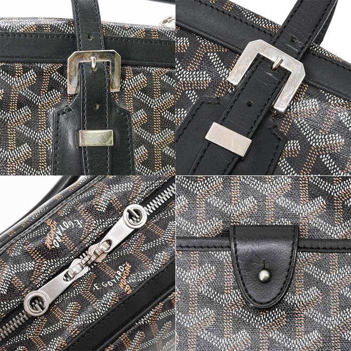 GOYARD ゴヤール アンバサード MM ビジネスバッグ ブリーフケース 書類鞄 レザー ブラック 黒　 |  | 10