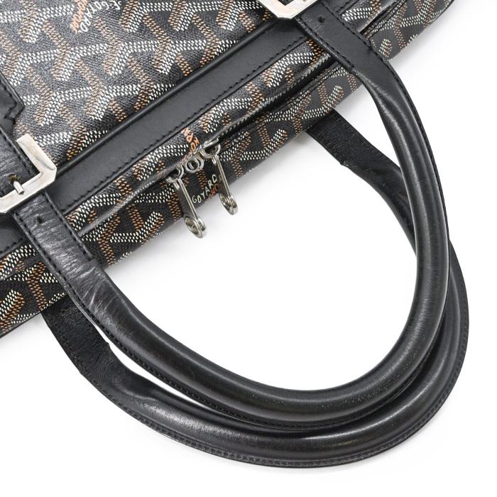 GOYARD ゴヤール アンバサード MM ビジネスバッグ ブリーフケース 書類鞄 レザー ブラック 黒　 |  | 08