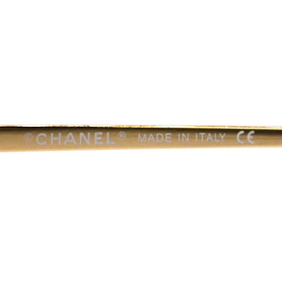 【CHANEL】サングラス リムレス 4017 ゴールド ブラウン ココマーク CHANEL（シャネル） 【美品】CHANEL サングラス ココマーク リムレス