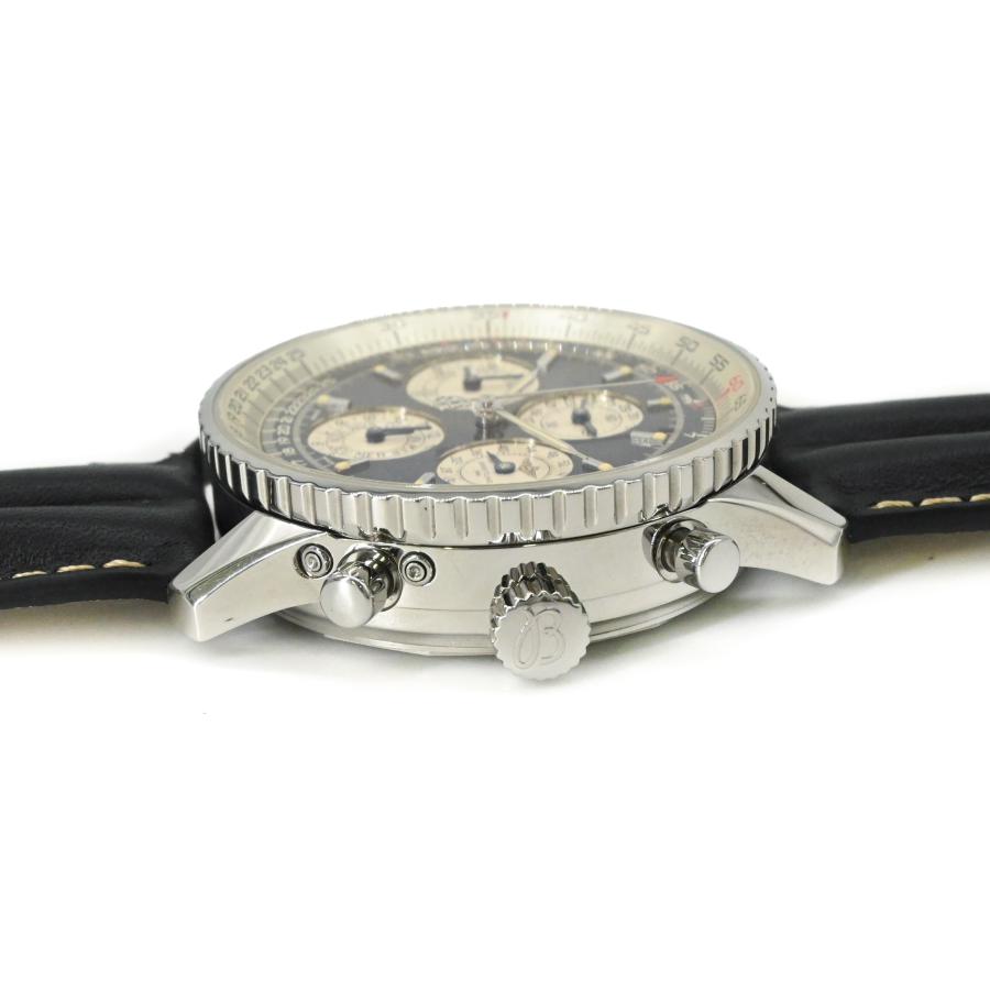 【OH済み美品】BREITLING ブライトリング ナビタイマー1461 セミパーペチュアルカレンダー 腕時計 ウォッチ 自動巻き ブラック文字盤 クロノグラフ A38022 | ナビタイマー | 01