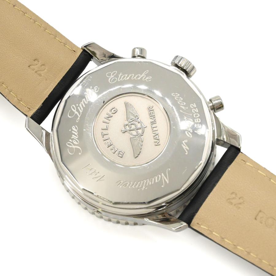 【OH済み美品】BREITLING ブライトリング ナビタイマー1461 セミパーペチュアルカレンダー 腕時計 ウォッチ 自動巻き ブラック文字盤 クロノグラフ A38022 | ナビタイマー | 06
