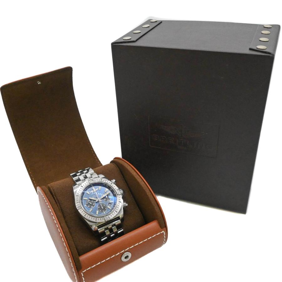 BREITLING CHRONOMAT ブライトリング クロノマット 腕時計 JSP 日本限定モデル ブルー文字盤 自動巻き シルバー AB0115 | ブライトリング | 01