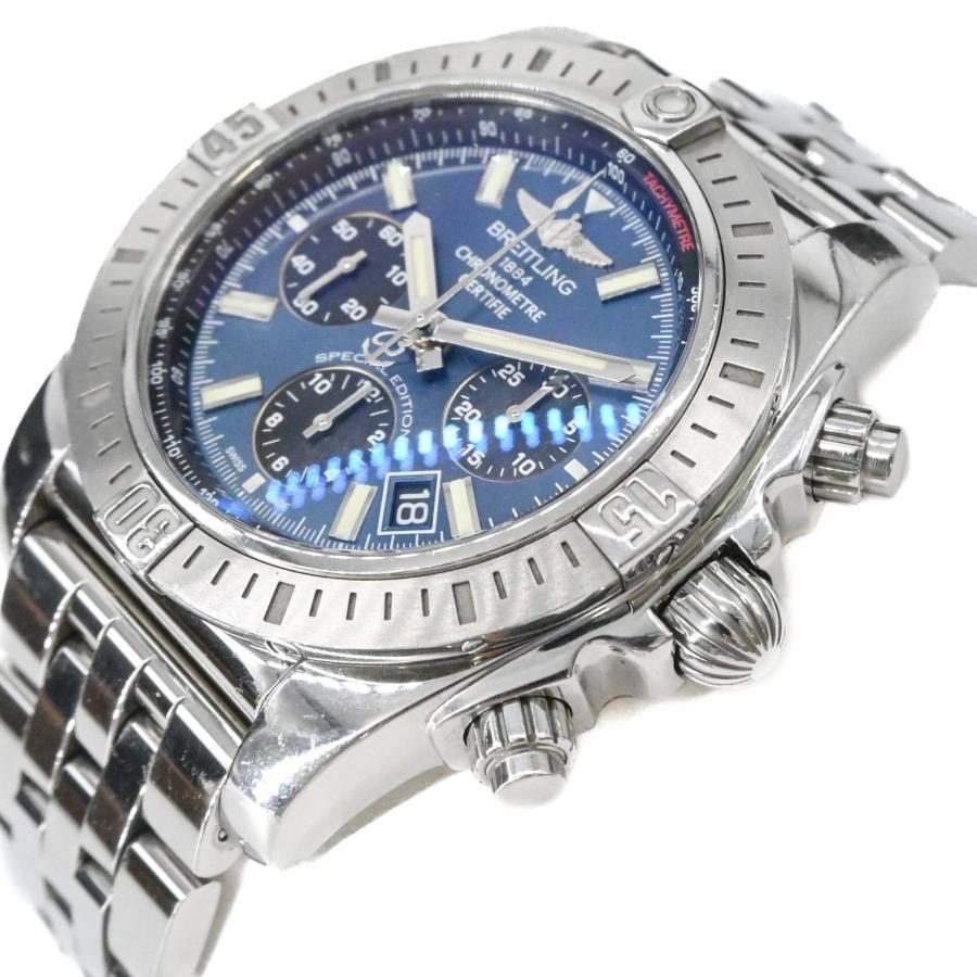 BREITLING CHRONOMAT ブライトリング クロノマット 腕時計 JSP 日本限定モデル ブルー文字盤 自動巻き シルバー AB0115 | ブライトリング | 02
