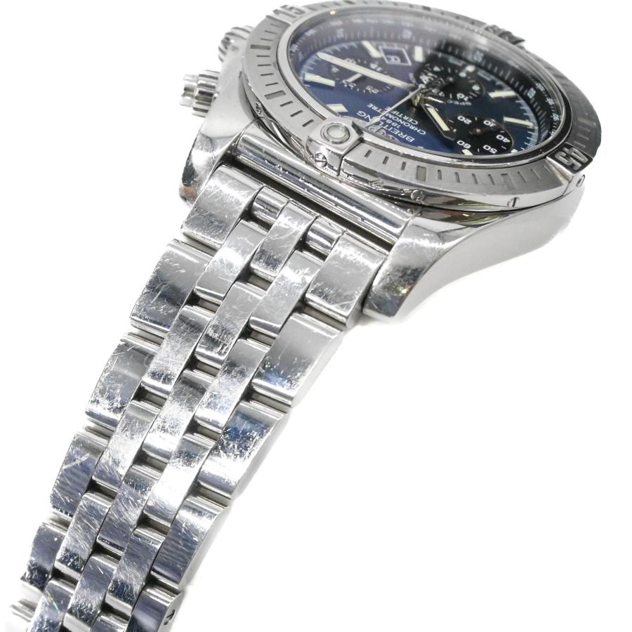 BREITLING CHRONOMAT ブライトリング クロノマット 腕時計 JSP 日本限定モデル ブルー文字盤 自動巻き シルバー AB0115 | ブライトリング | 05