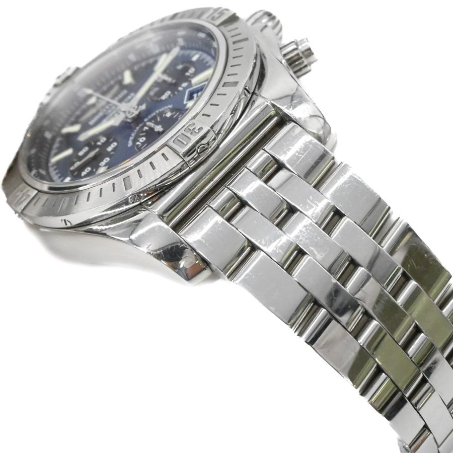 BREITLING CHRONOMAT ブライトリング クロノマット 腕時計 JSP 日本限定モデル ブルー文字盤 自動巻き シルバー AB0115 | ブライトリング | 06
