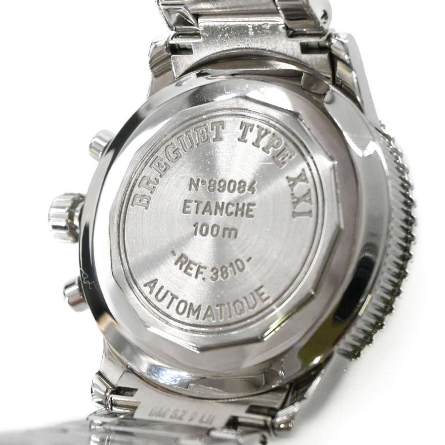 【美品】Breguet ブレゲ トランスアトランティック タイプXXI クロノグラフ 腕時計 グレー文字盤 シルバー メンズ 自動巻き 3810 |  | 05