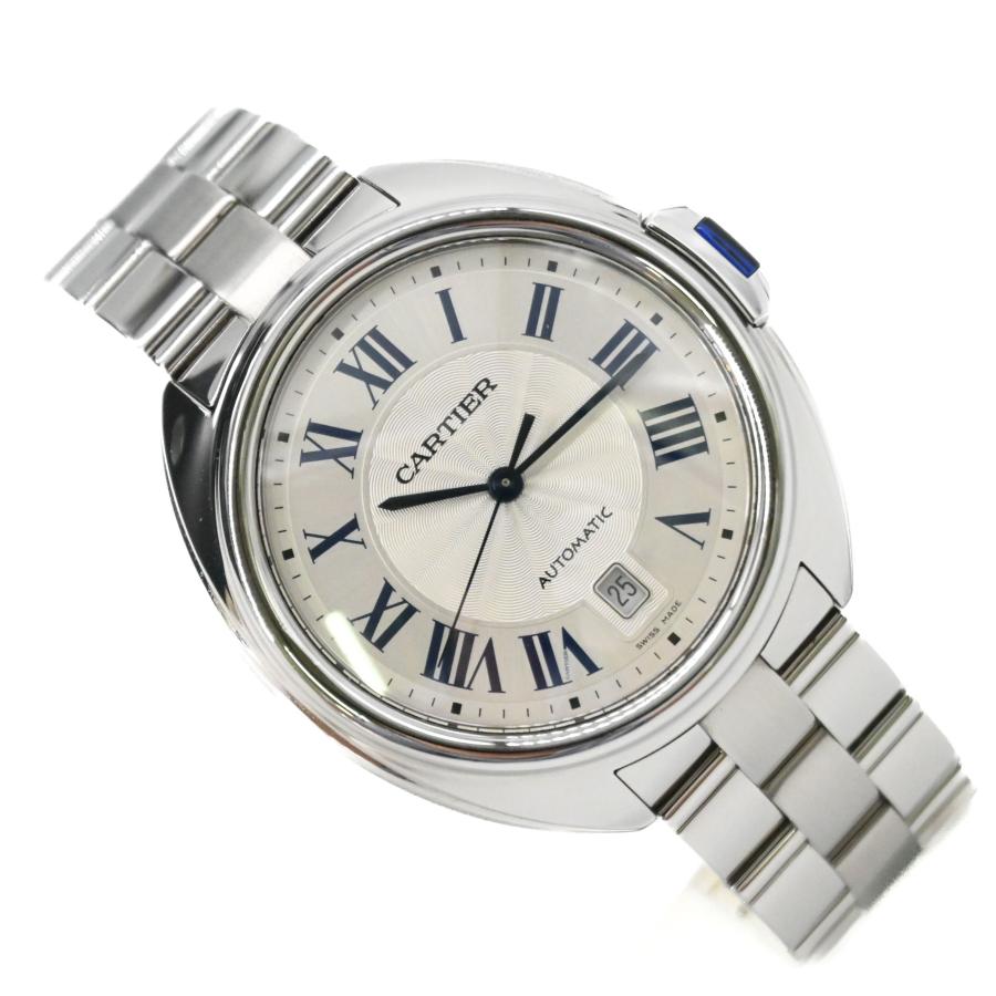 【美品】Cartier カルティエ クレ ドゥ 自動巻き シルバー 文字盤 ステンレス メンズ レディース 腕時計 WSCL0007 　 | Cartier | 01