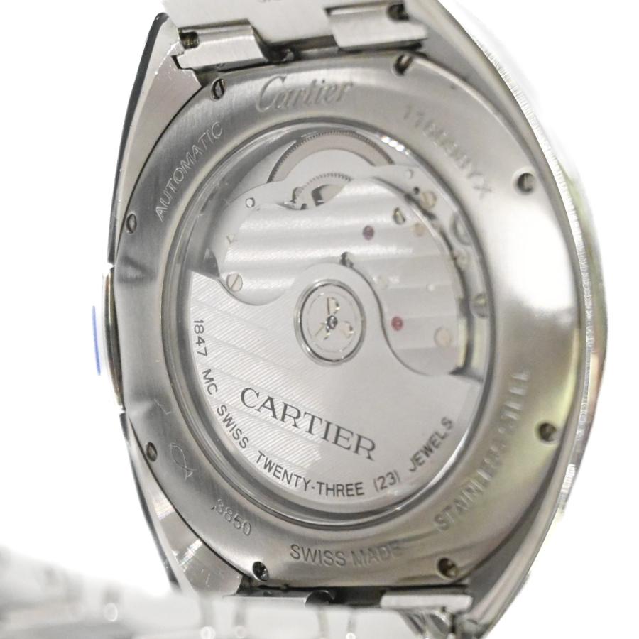 【美品】Cartier カルティエ クレ ドゥ 自動巻き シルバー 文字盤 ステンレス メンズ レディース 腕時計 WSCL0007 　 | Cartier | 06